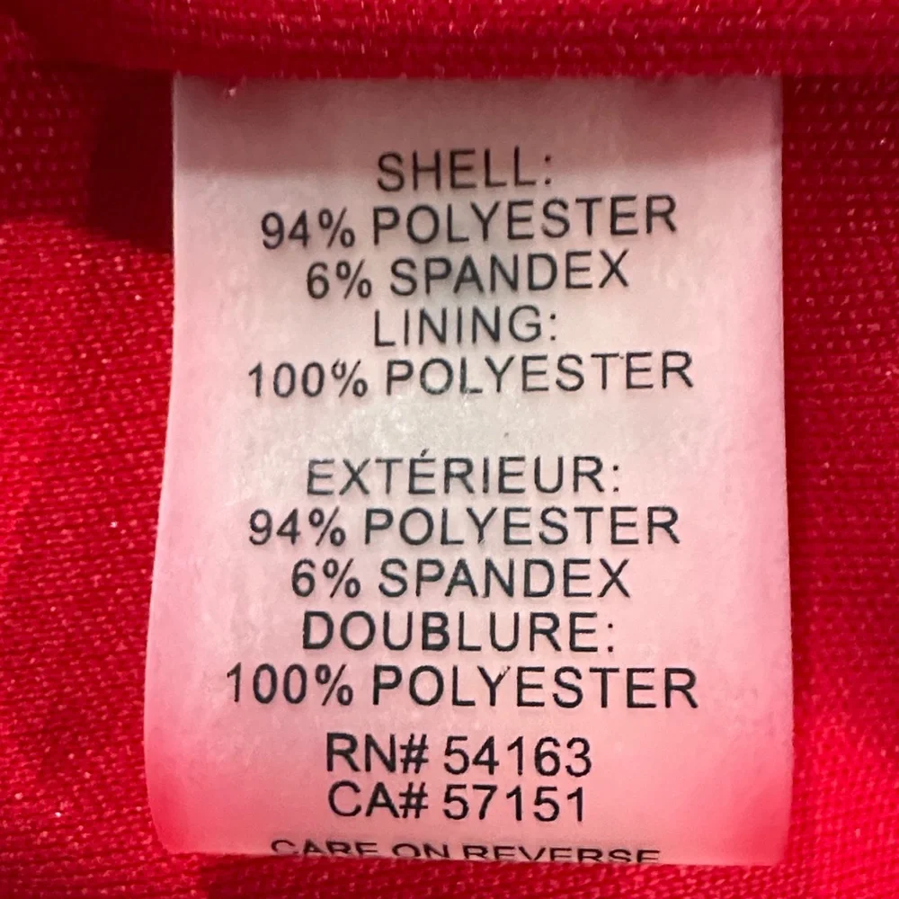 NWT Ivanka Trump Red Ruffle Hem Lace-up Sleeves Valentine’s Day Mini Dress Size4 - Picture 11 of 14